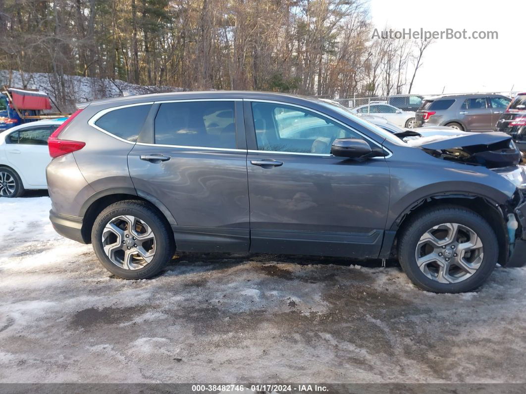 2019 Honda Cr-v Ex Gray vin: 2HKRW2H52KH674271