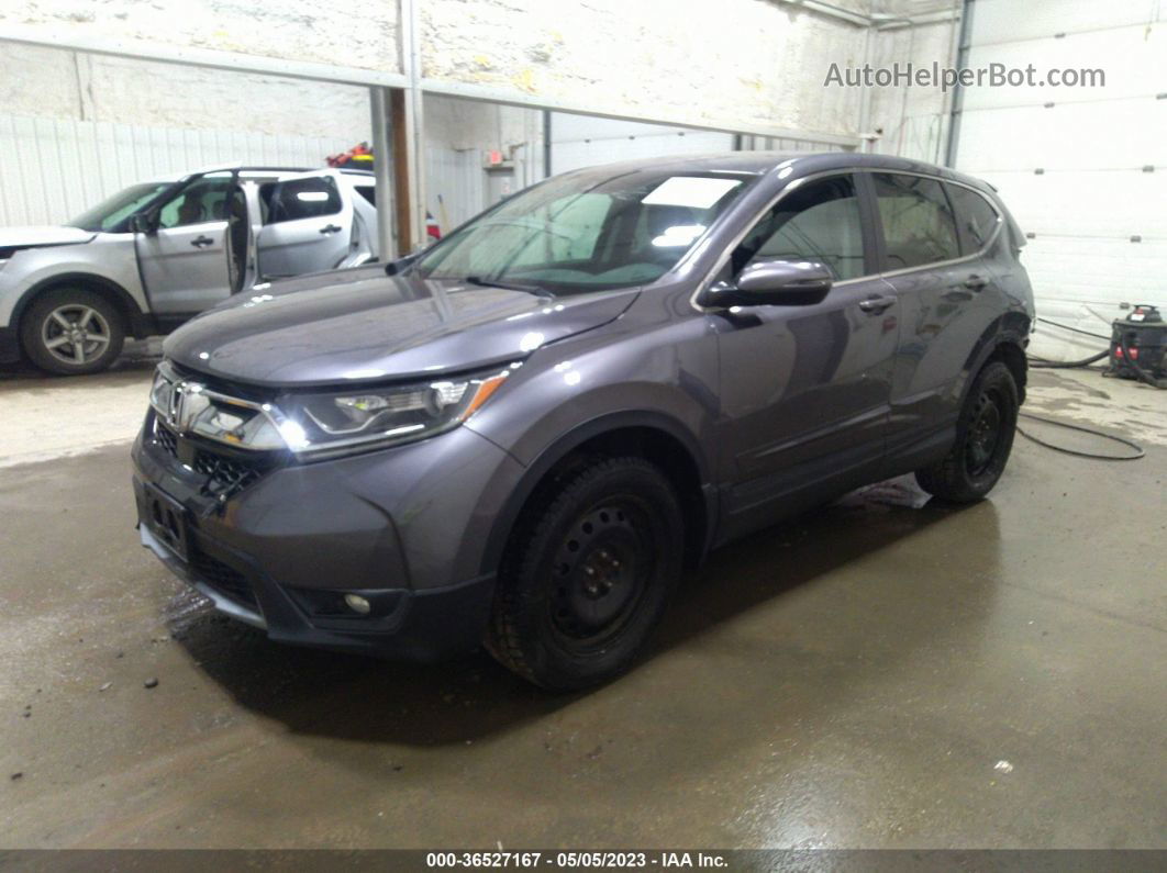 2017 Honda Cr-v Ex Gray vin: 2HKRW2H53HH623841