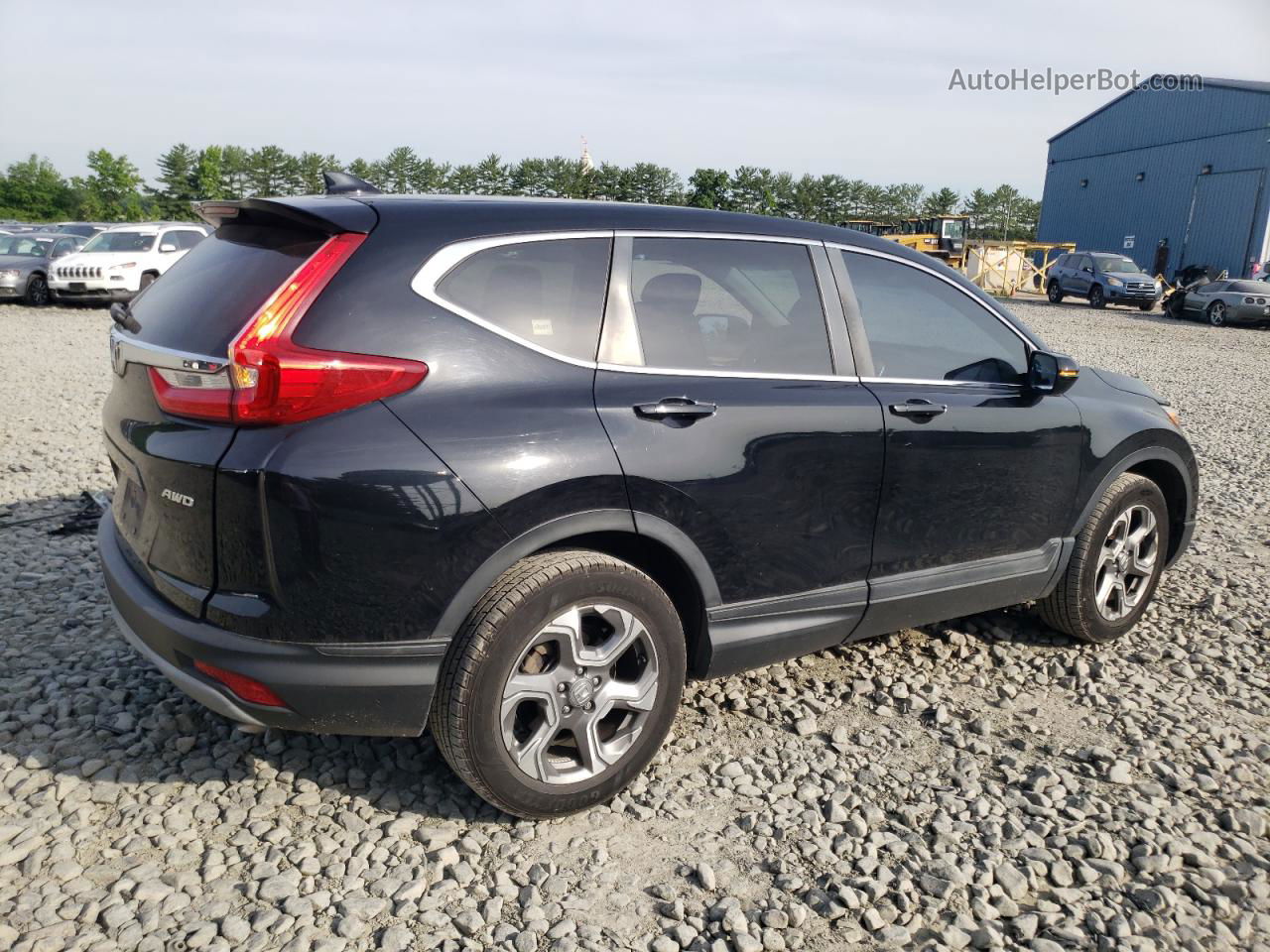 2017 Honda Cr-v Ex Black vin: 2HKRW2H53HH647976