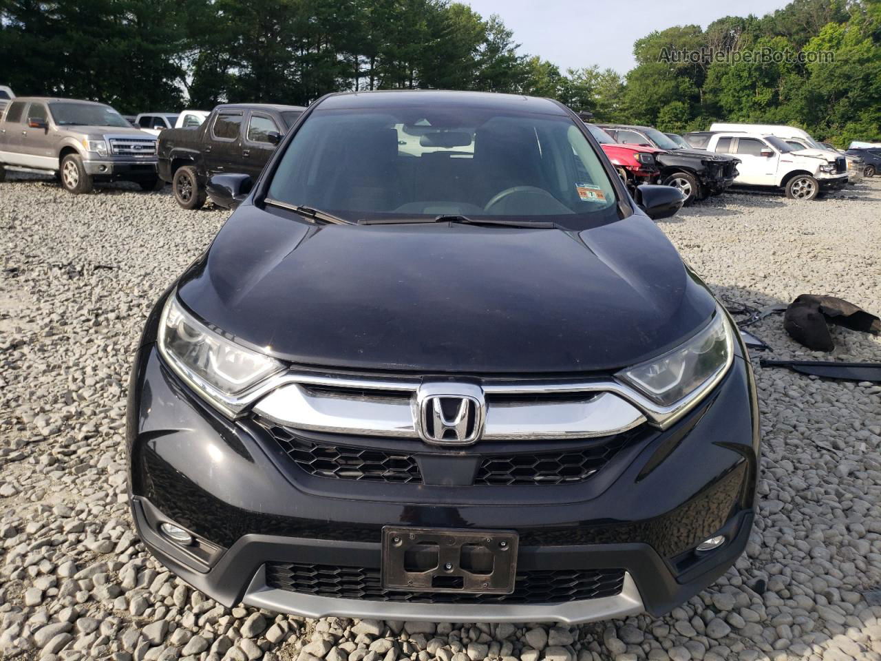 2017 Honda Cr-v Ex Black vin: 2HKRW2H53HH647976