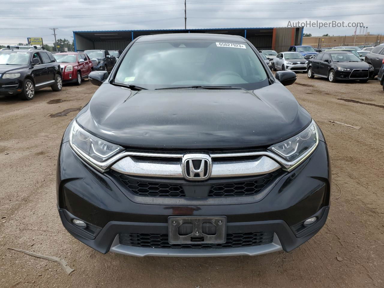 2017 Honda Cr-v Ex Черный vin: 2HKRW2H53HH688401