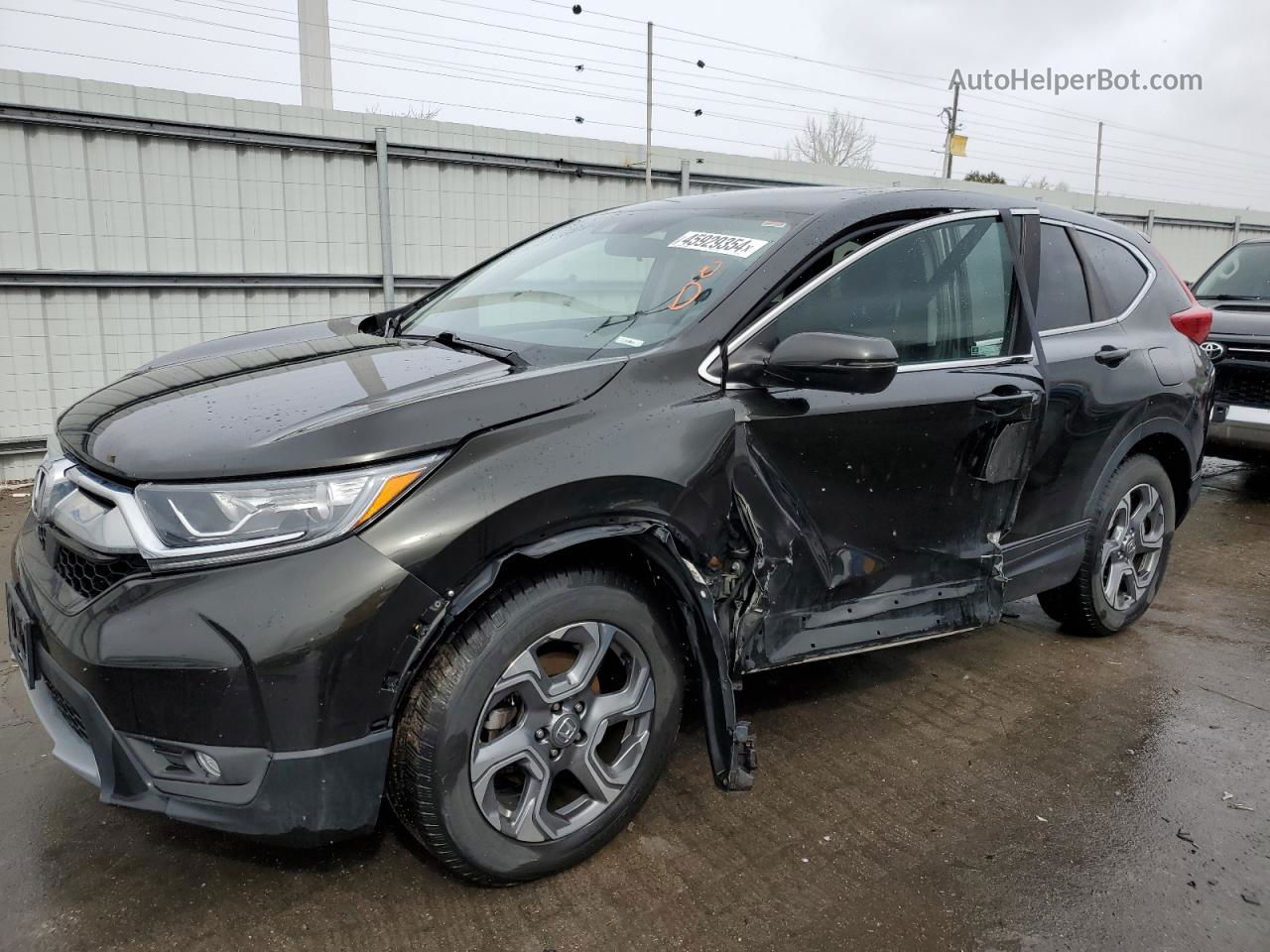 2018 Honda Cr-v Ex Green vin: 2HKRW2H53JH678165