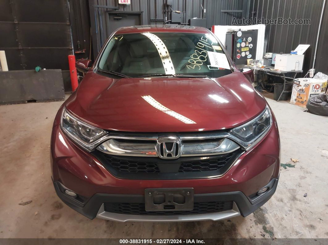 2017 Honda Cr-v Ex Burgundy vin: 2HKRW2H54HH628272