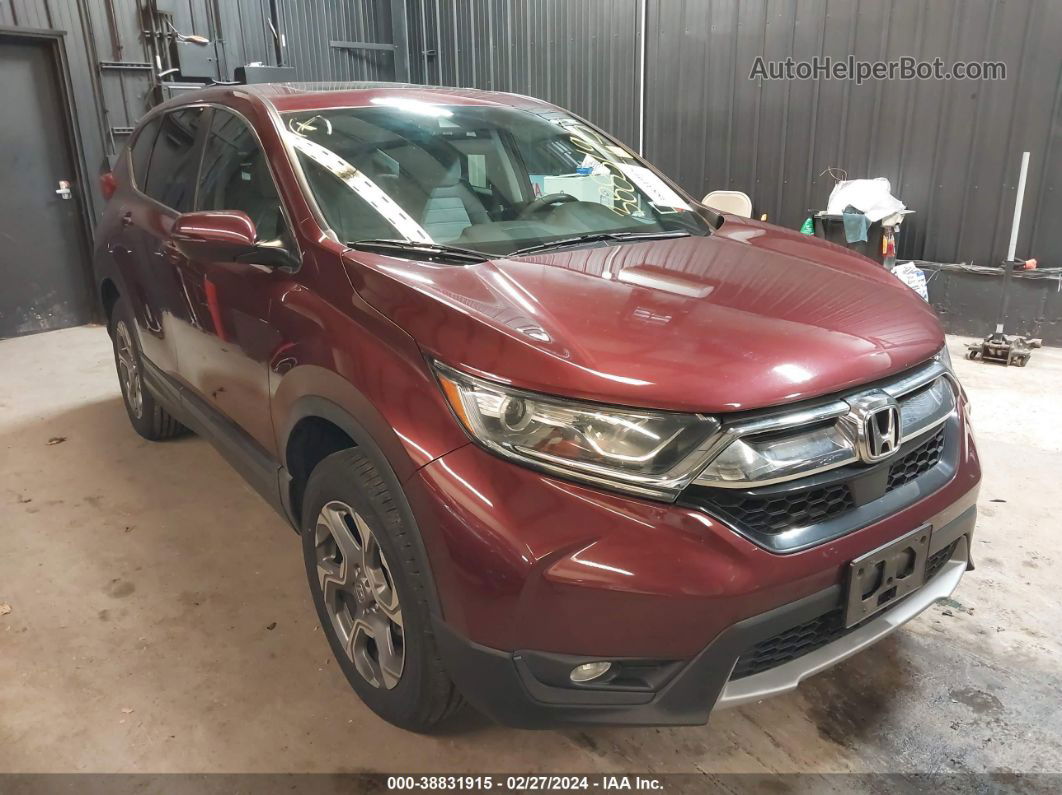 2017 Honda Cr-v Ex Burgundy vin: 2HKRW2H54HH628272