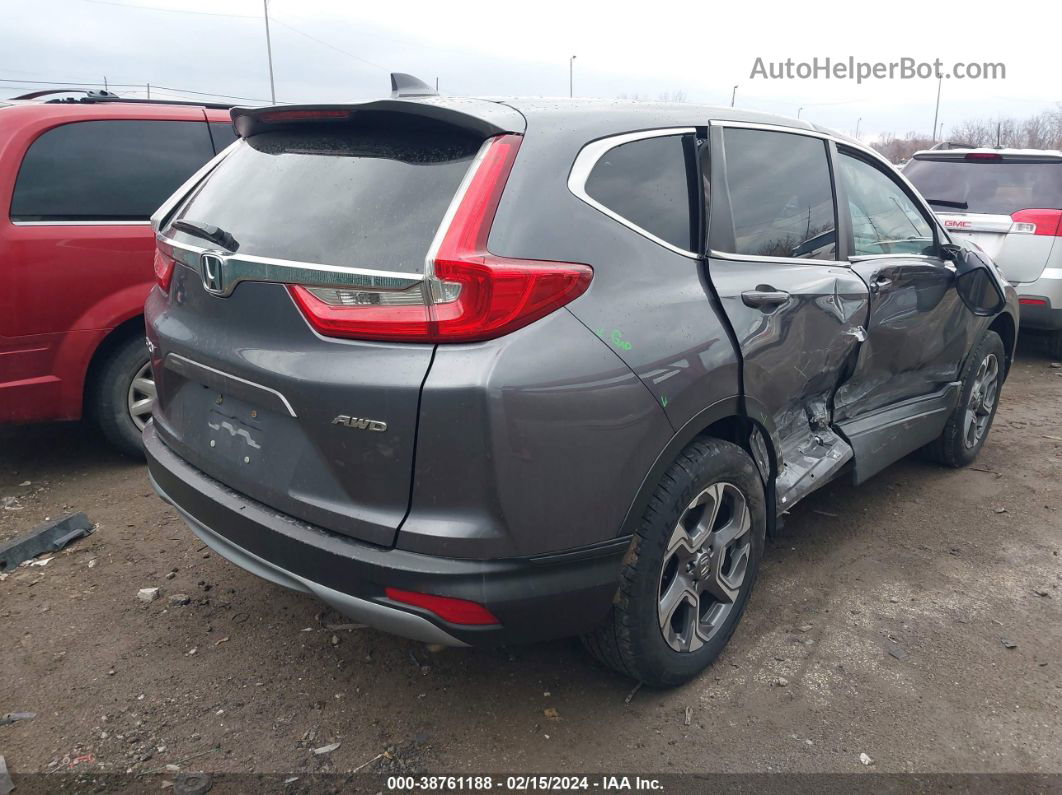 2017 Honda Cr-v Ex Gray vin: 2HKRW2H54HH682932