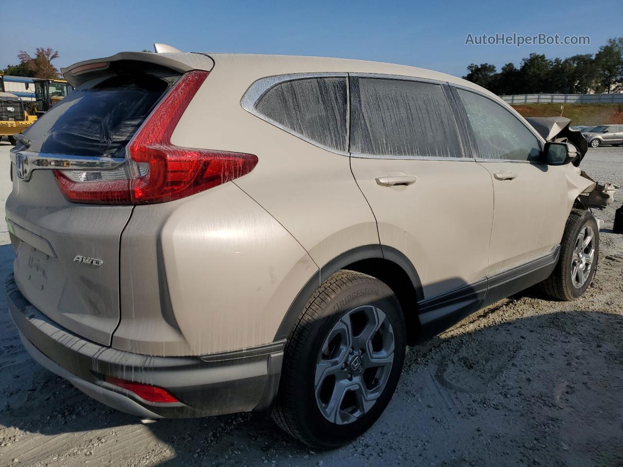 2018 Honda Cr-v Ex Beige vin: 2HKRW2H54JH683892