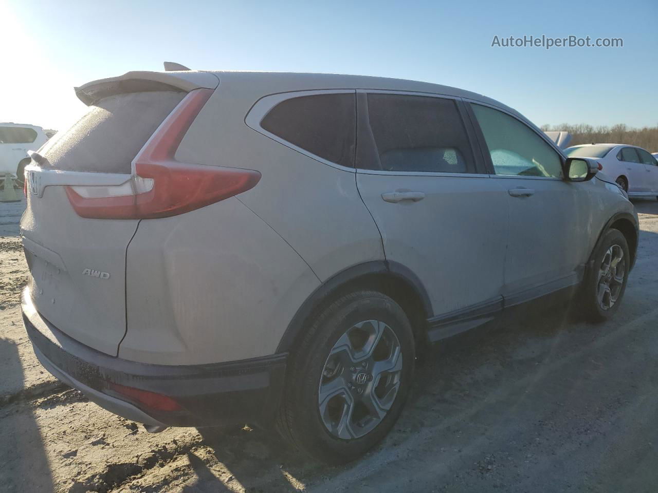 2018 Honda Cr-v Ex Cream vin: 2HKRW2H54JH683892