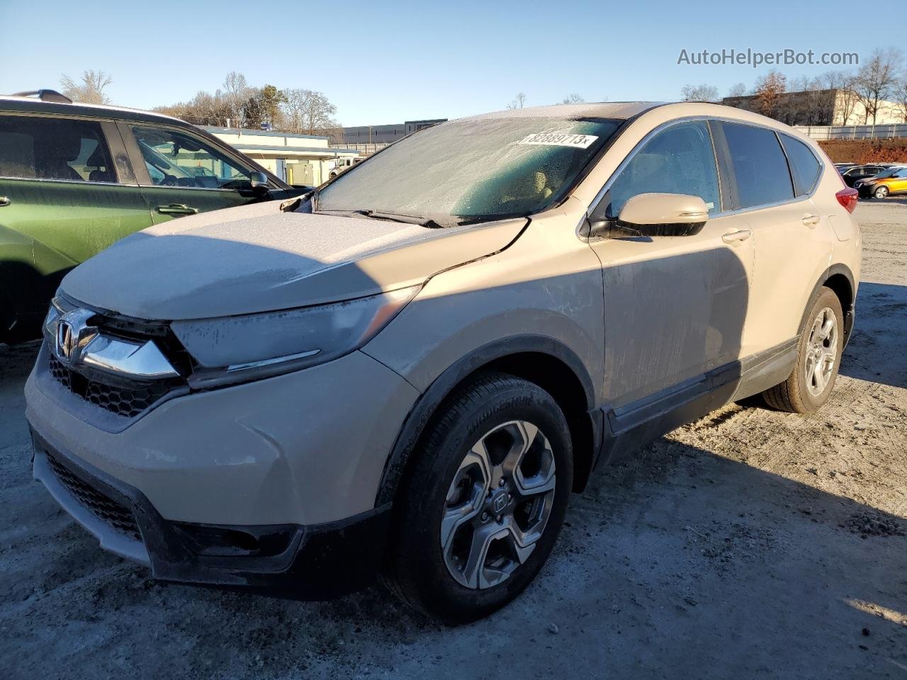 2018 Honda Cr-v Ex Cream vin: 2HKRW2H54JH683892