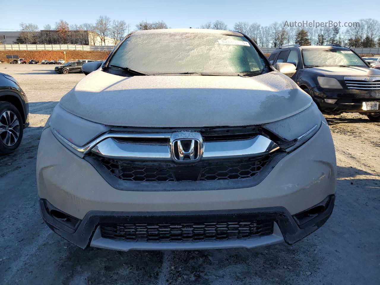 2018 Honda Cr-v Ex Cream vin: 2HKRW2H54JH683892