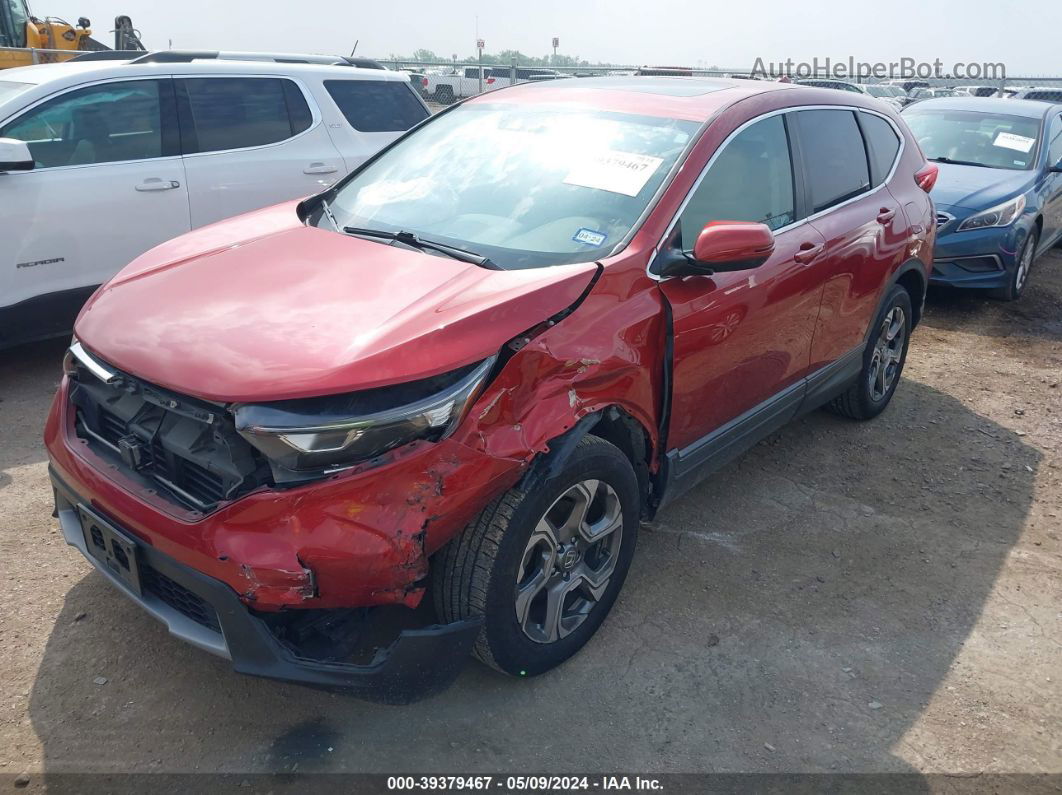 2018 Honda Cr-v Ex Красный vin: 2HKRW2H54JH699848