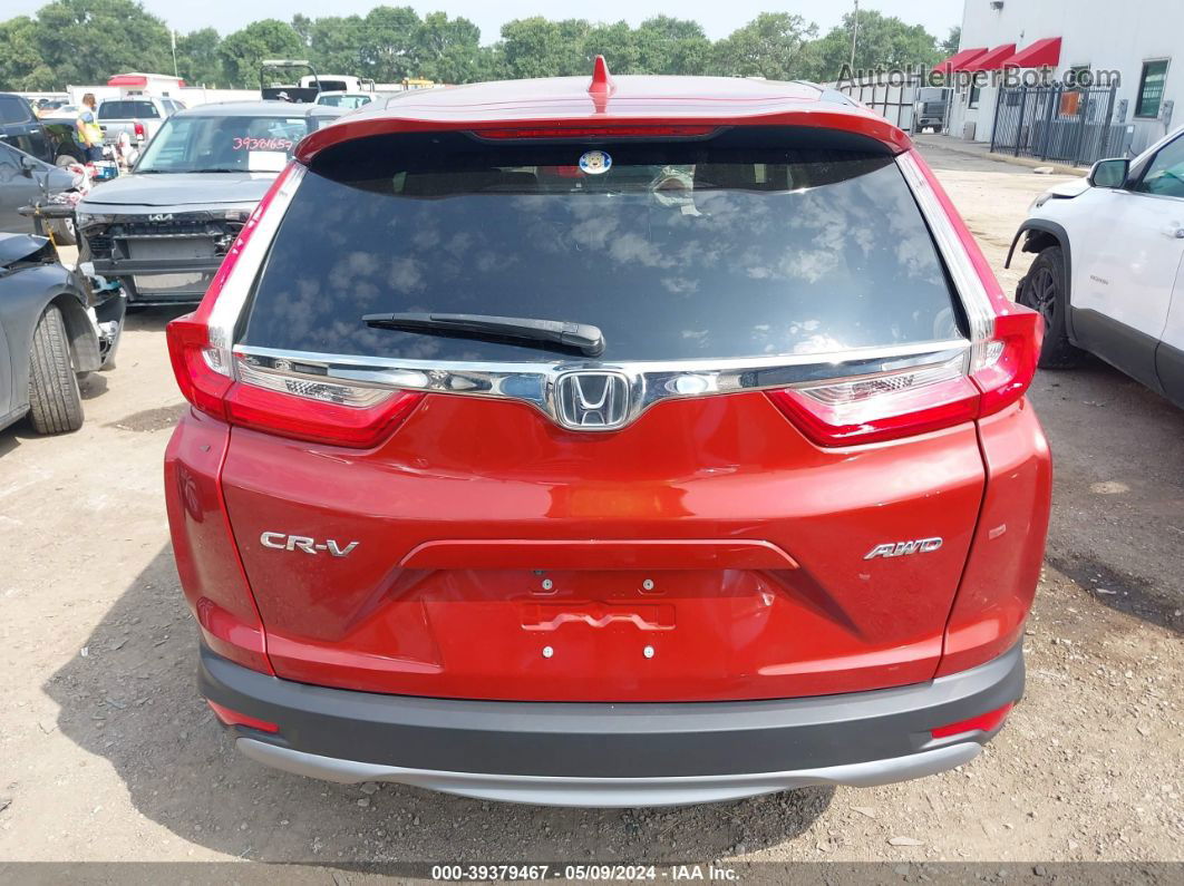 2018 Honda Cr-v Ex Red vin: 2HKRW2H54JH699848