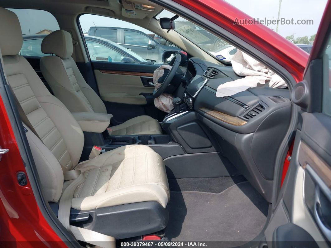 2018 Honda Cr-v Ex Красный vin: 2HKRW2H54JH699848