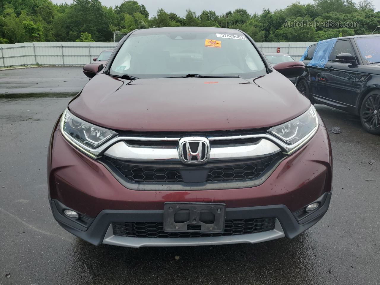 2019 Honda Cr-v Ex Red vin: 2HKRW2H54KH618039