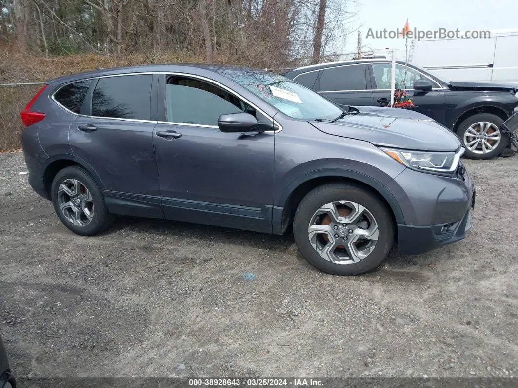 2019 Honda Cr-v Ex Gray vin: 2HKRW2H54KH658945