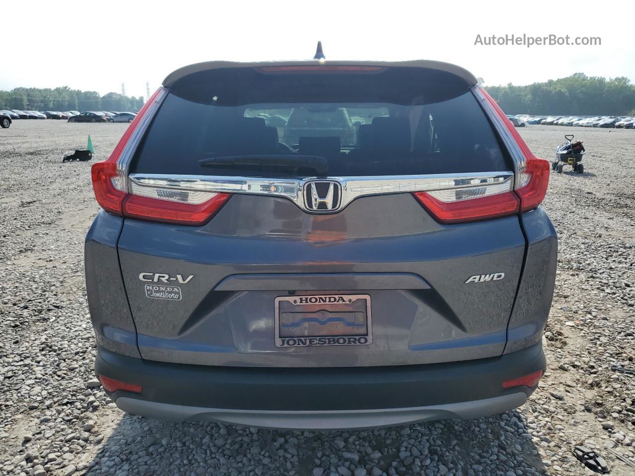 2017 Honda Cr-v Ex Gray vin: 2HKRW2H55HH608225