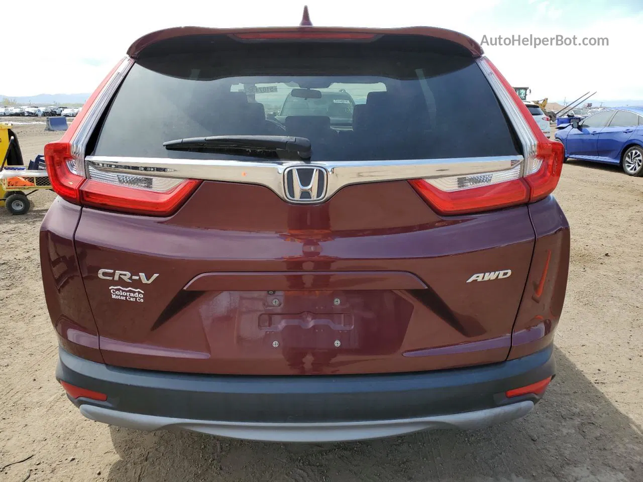 2017 Honda Cr-v Ex Red vin: 2HKRW2H56HH647101