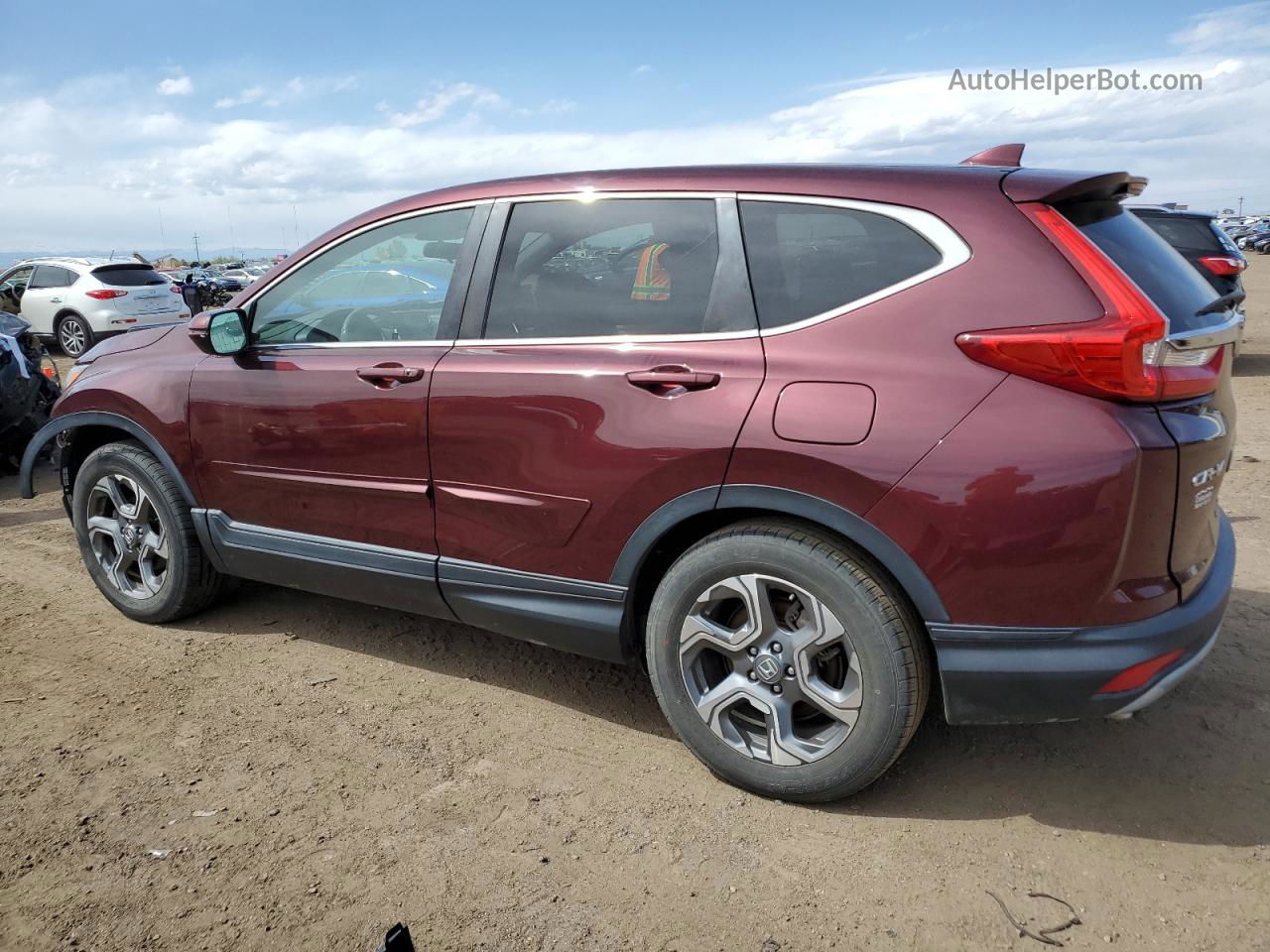 2017 Honda Cr-v Ex Red vin: 2HKRW2H56HH647101