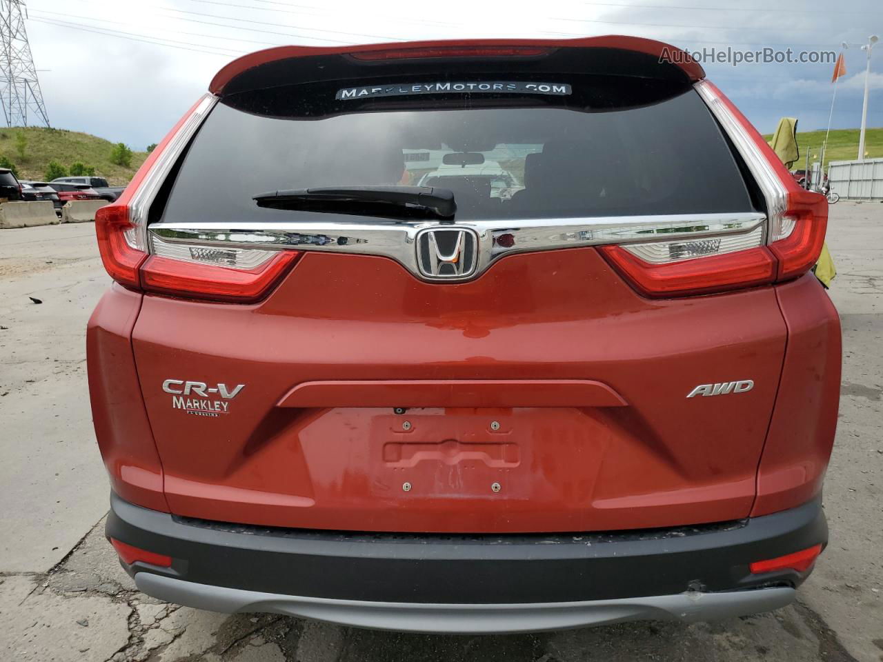 2017 Honda Cr-v Ex Red vin: 2HKRW2H56HH684066