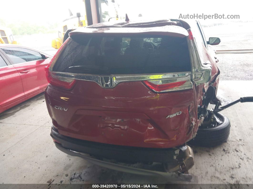 2018 Honda Cr-v Ex Red vin: 2HKRW2H56JH661084