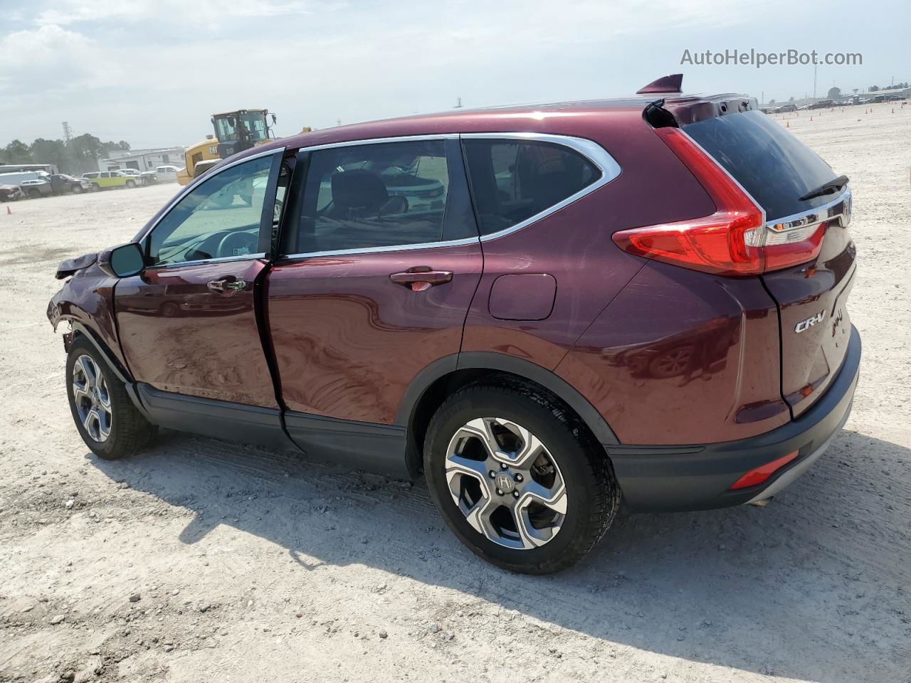 2019 Honda Cr-v Ex Burgundy vin: 2HKRW2H56KH612730