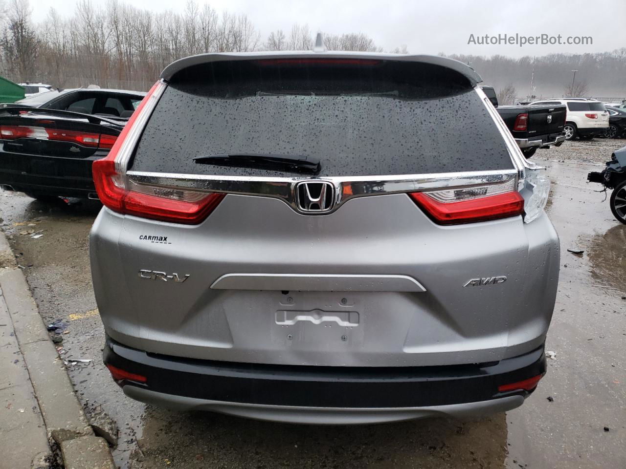 2019 Honda Cr-v Ex Silver vin: 2HKRW2H56KH645047