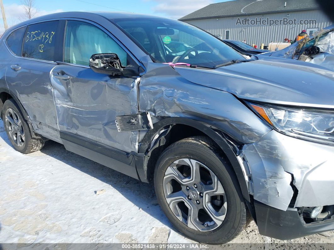 2019 Honda Cr-v Ex Blue vin: 2HKRW2H56KH656856