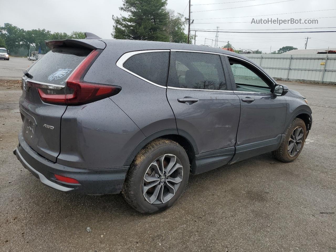 2020 Honda Cr-v Ex Серый vin: 2HKRW2H56LH614642