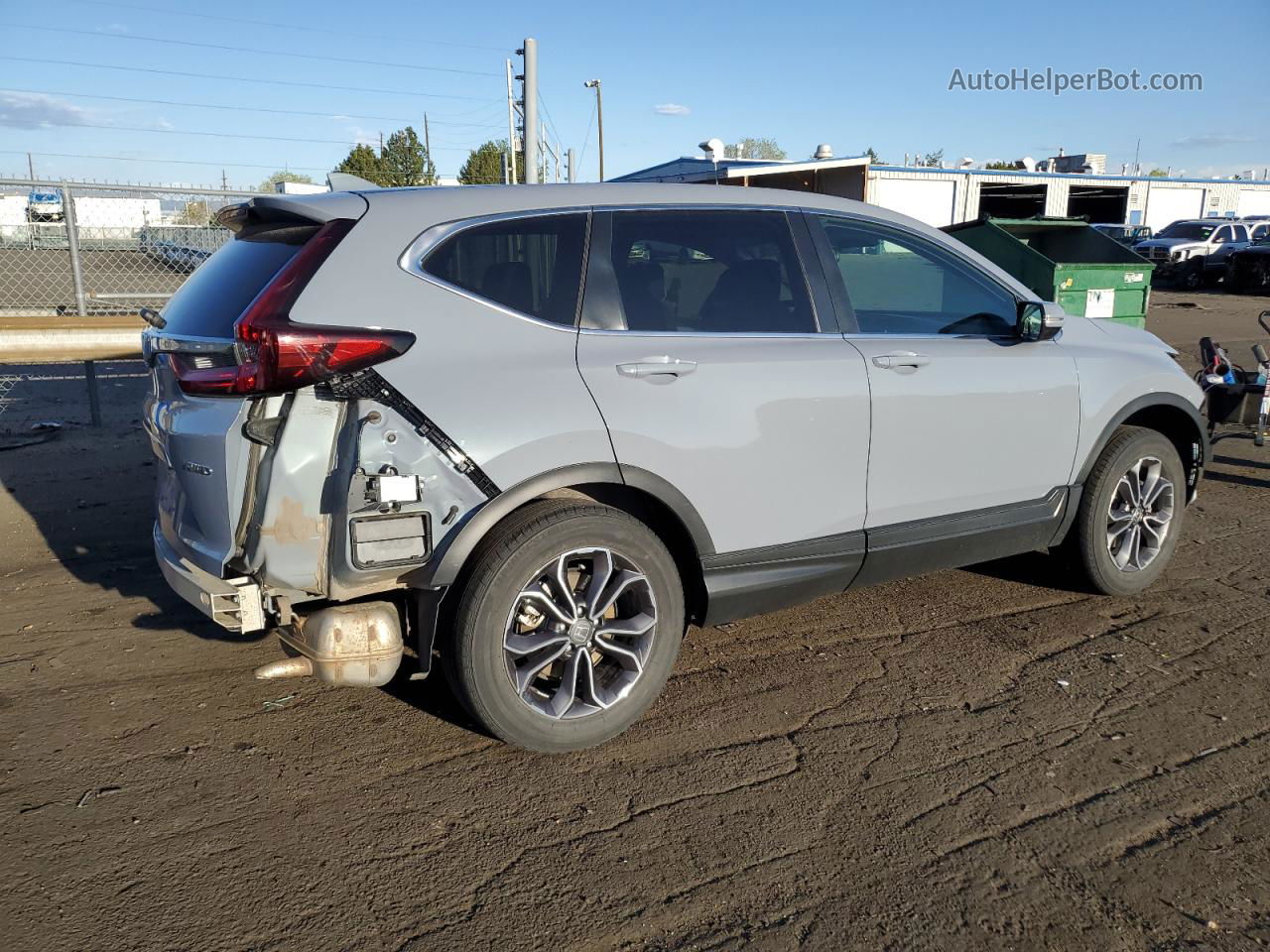 2020 Honda Cr-v Ex Gray vin: 2HKRW2H56LH658172