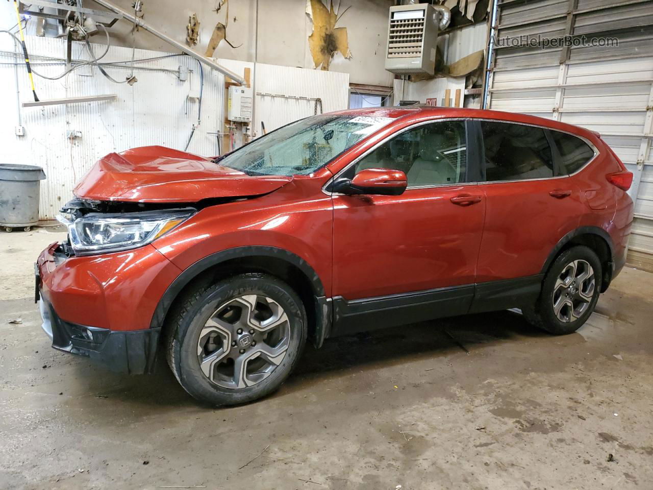 2017 Honda Cr-v Ex Red vin: 2HKRW2H57HH606847