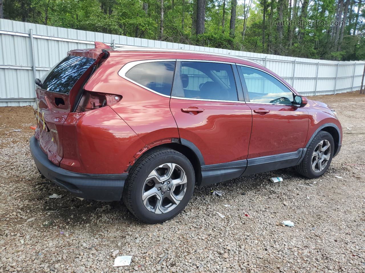 2018 Honda Cr-v Ex Burgundy vin: 2HKRW2H57JH609916