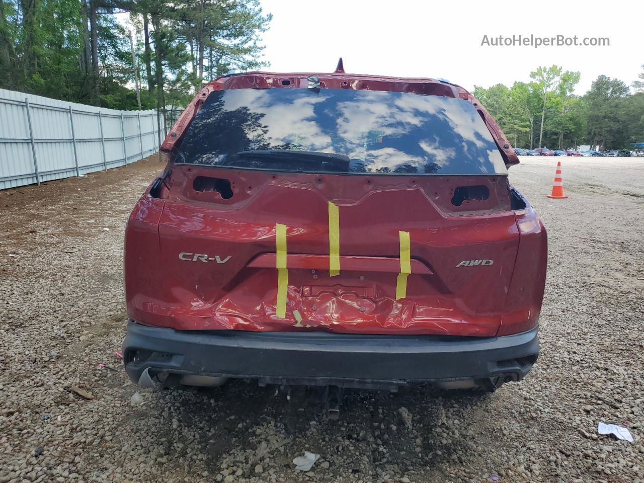 2018 Honda Cr-v Ex Burgundy vin: 2HKRW2H57JH609916