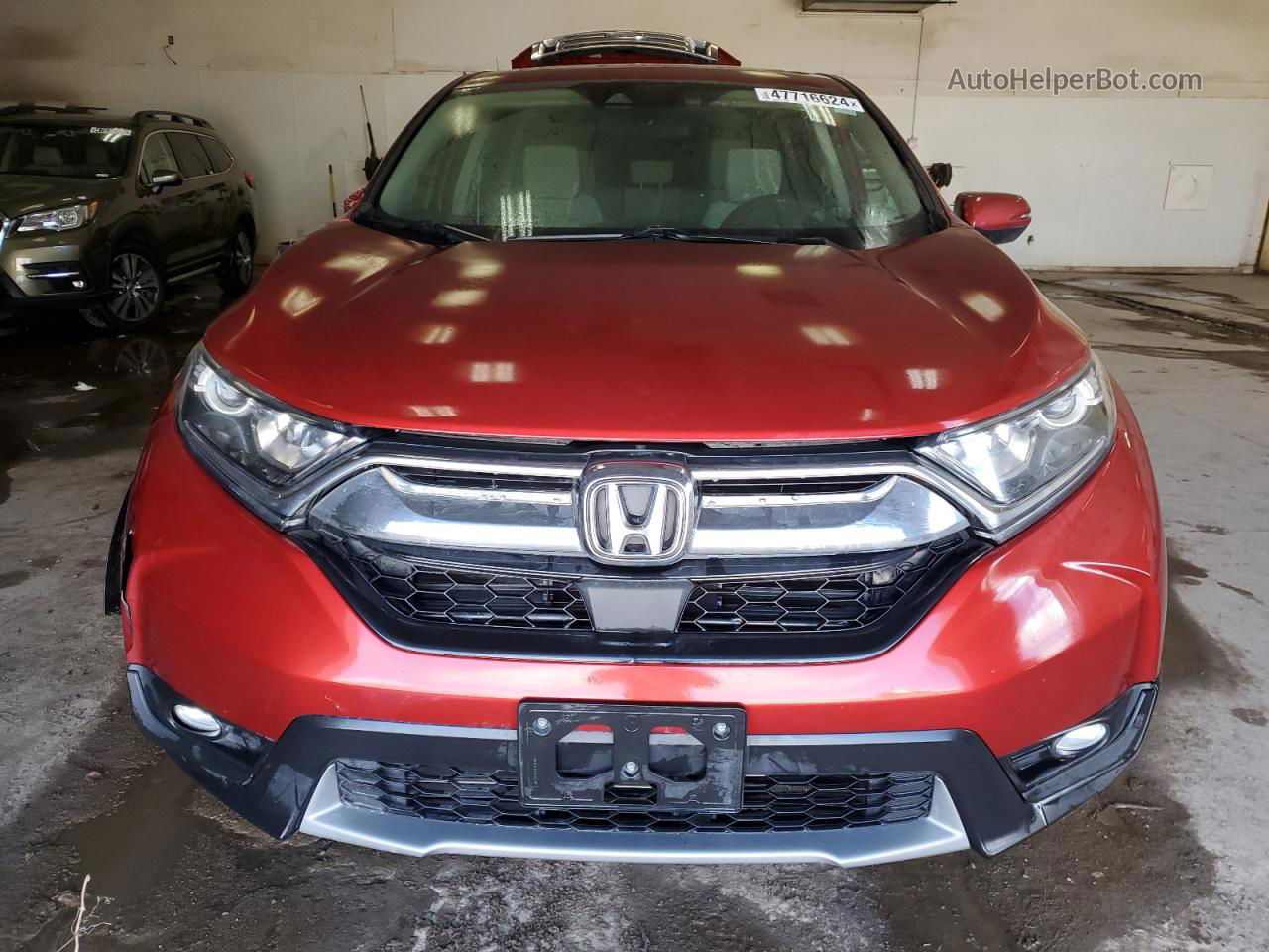 2018 Honda Cr-v Ex Burgundy vin: 2HKRW2H57JH636341