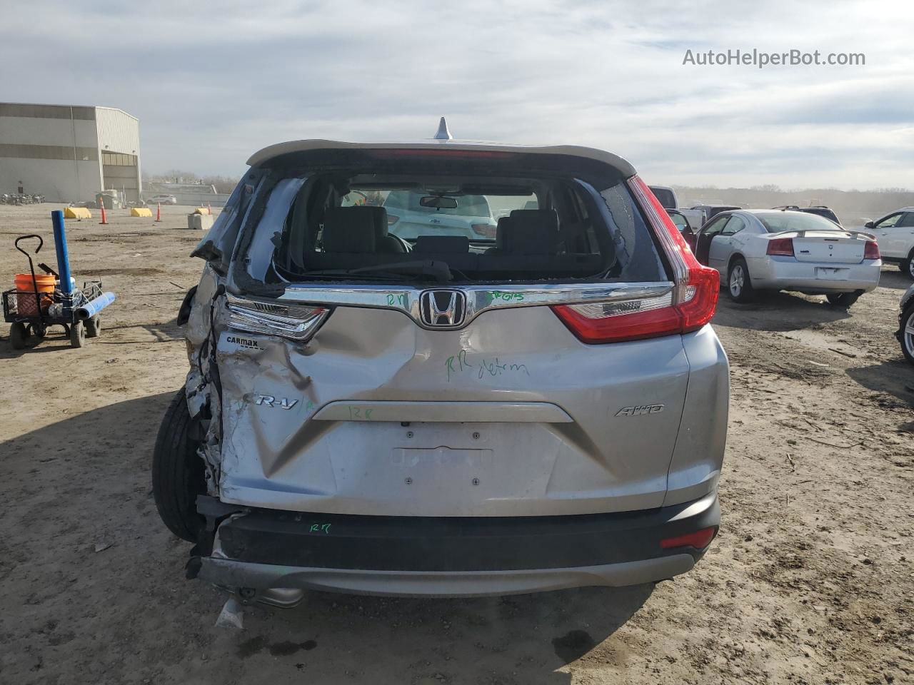 2019 Honda Cr-v Ex Серебряный vin: 2HKRW2H57KH610405