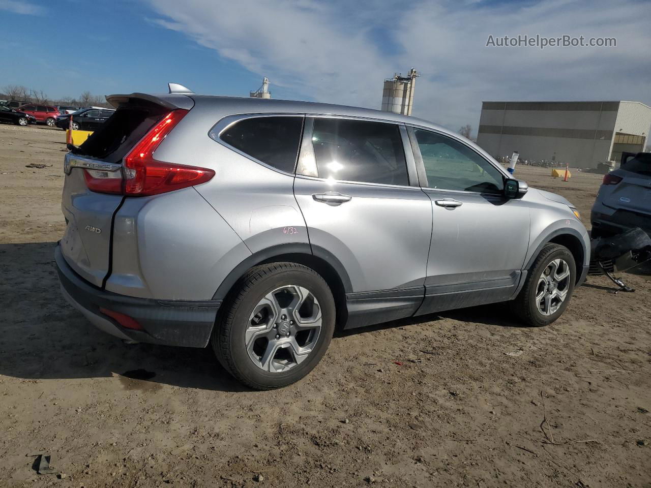 2019 Honda Cr-v Ex Серебряный vin: 2HKRW2H57KH610405