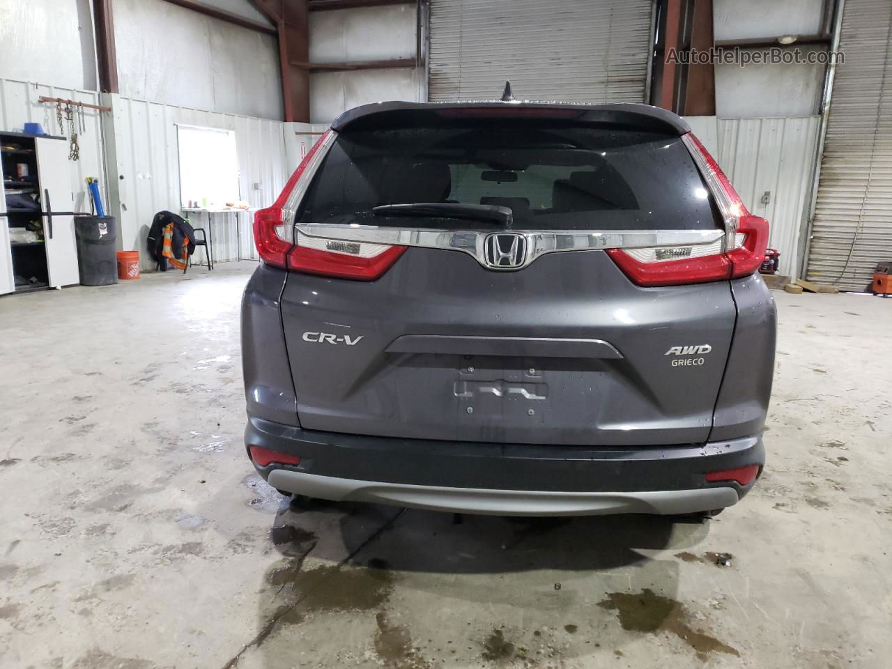 2019 Honda Cr-v Ex Gray vin: 2HKRW2H57KH674234