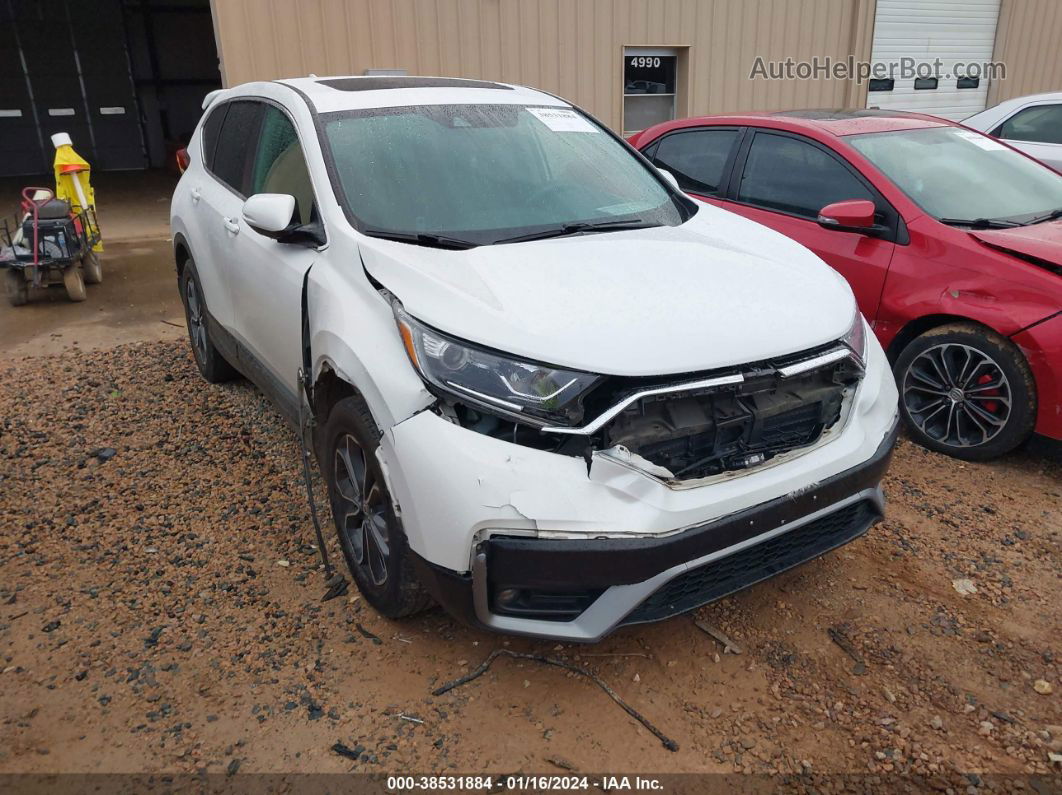 2020 Honda Cr-v Awd Ex White vin: 2HKRW2H57LH699703