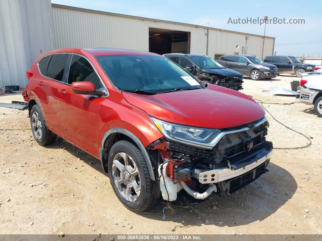 2017 Honda Cr-v Ex Burgundy vin: 2HKRW2H58HH664594