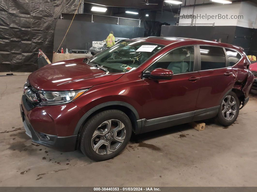 2017 Honda Cr-v Ex Maroon vin: 2HKRW2H58HH668225