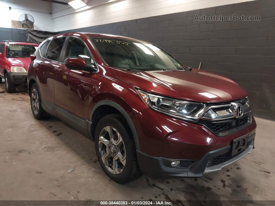 2017 Honda Cr-v Ex Maroon vin: 2HKRW2H58HH668225