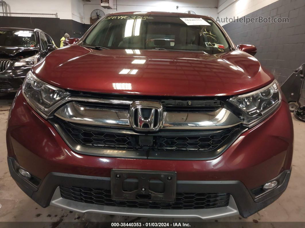 2017 Honda Cr-v Ex Maroon vin: 2HKRW2H58HH668225