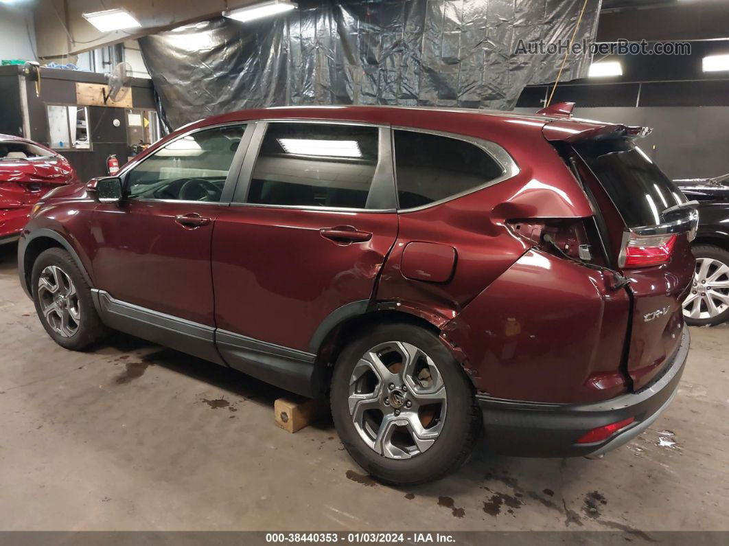 2017 Honda Cr-v Ex Maroon vin: 2HKRW2H58HH668225