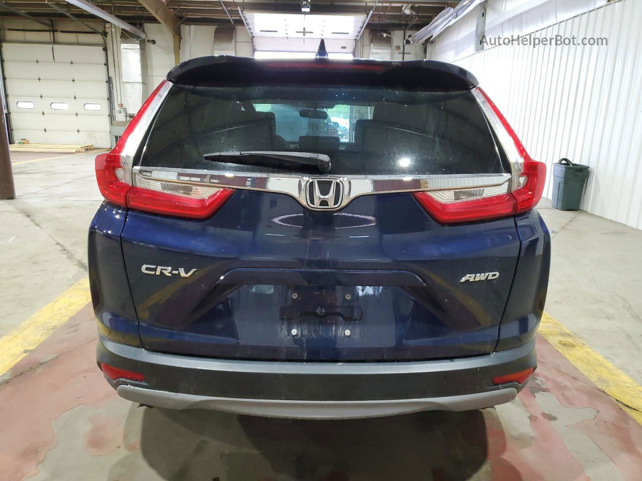 2018 Honda Cr-v Ex Blue vin: 2HKRW2H58JH635215