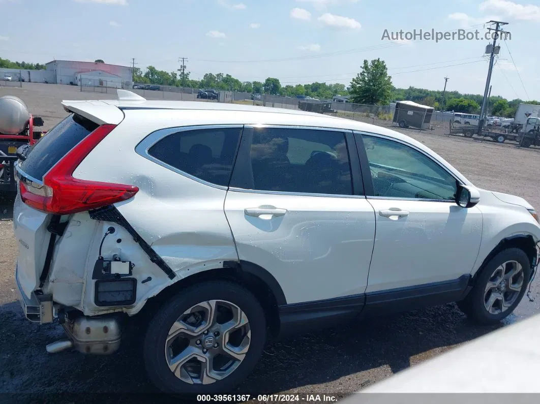 2018 Honda Cr-v Ex White vin: 2HKRW2H58JH650006