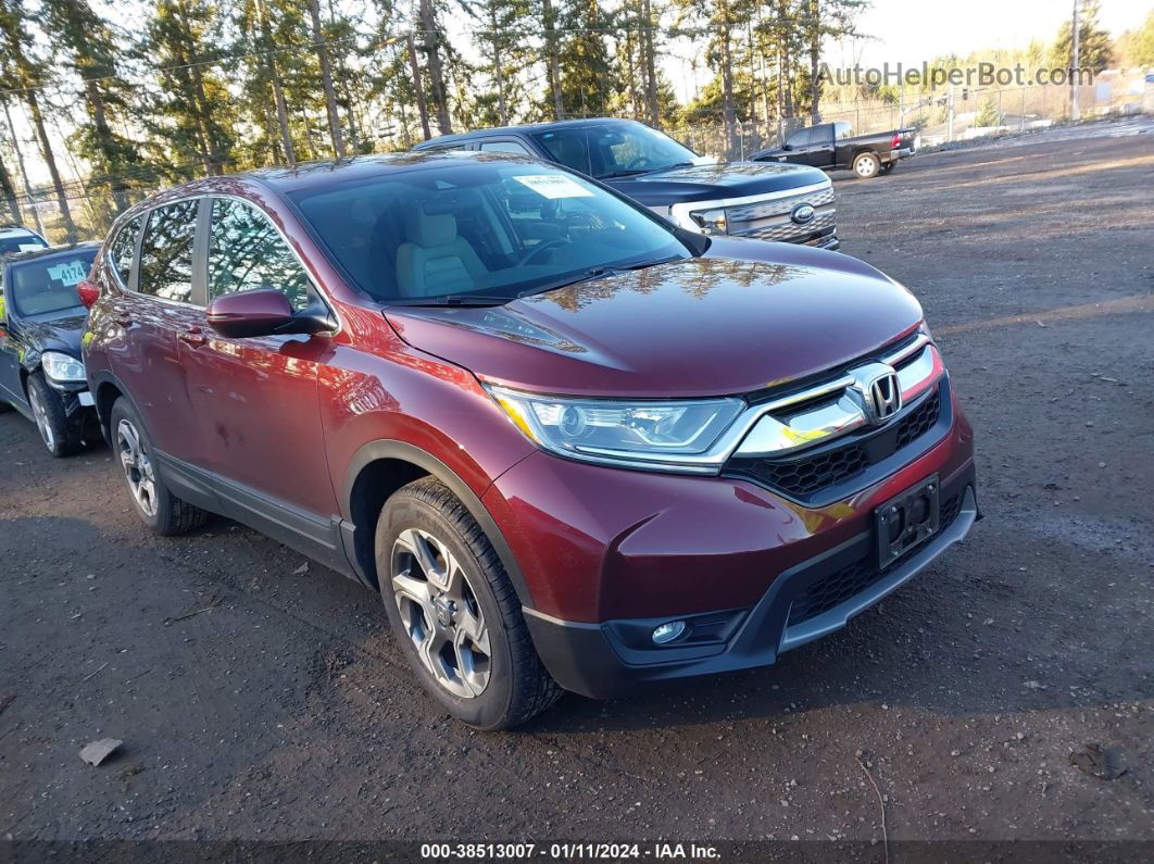 2019 Honda Cr-v Ex Maroon vin: 2HKRW2H58KH623387