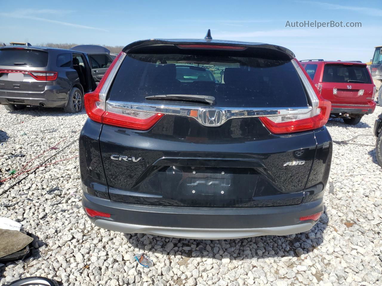 2019 Honda Cr-v Ex Черный vin: 2HKRW2H58KH676574