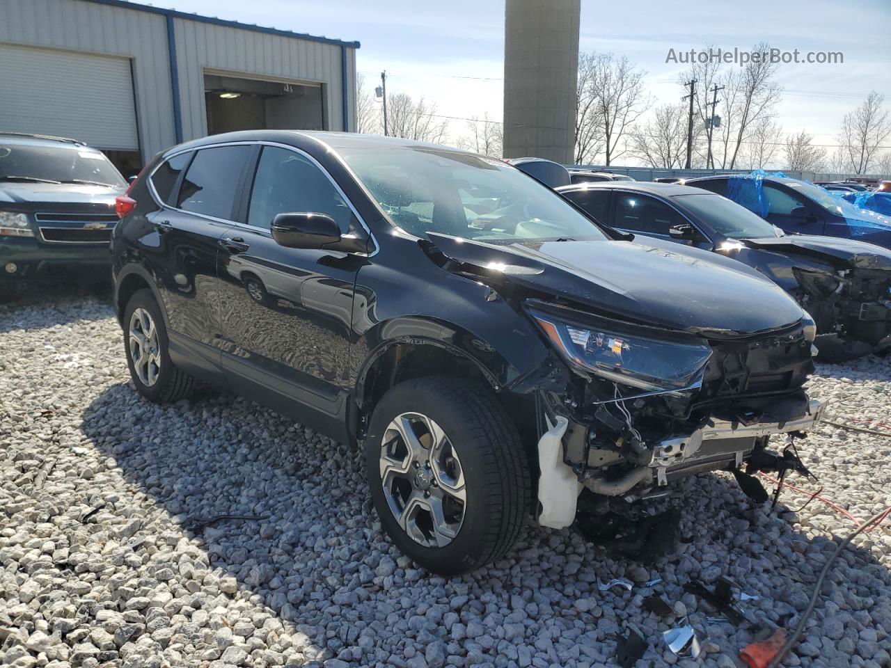 2019 Honda Cr-v Ex Black vin: 2HKRW2H58KH676574