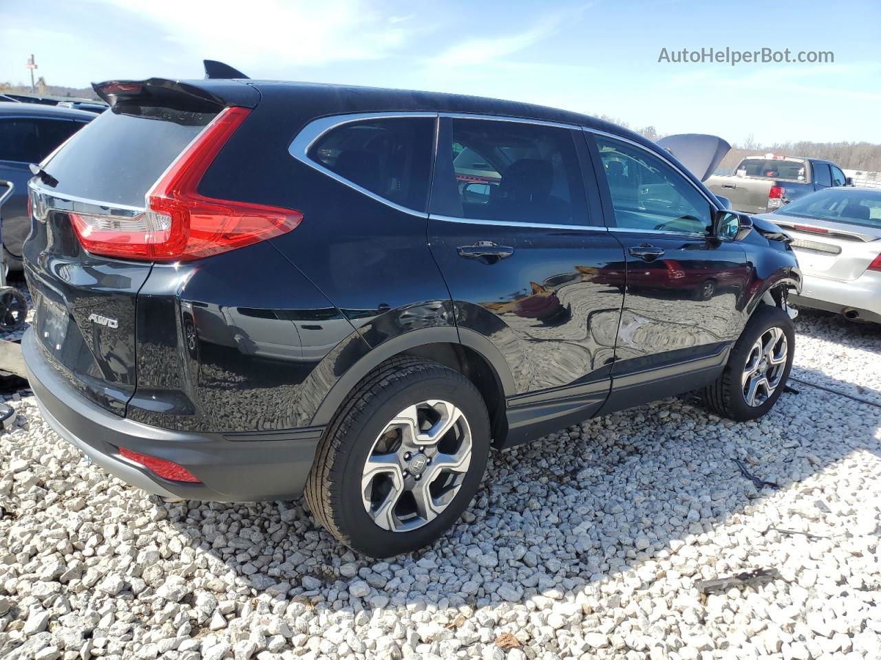 2019 Honda Cr-v Ex Черный vin: 2HKRW2H58KH676574