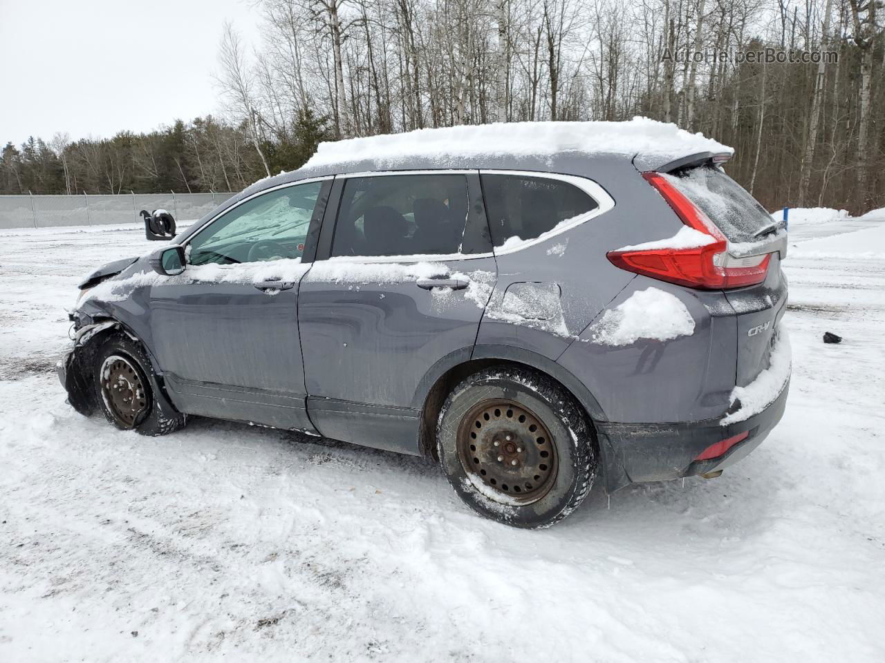 2017 Honda Cr-v Ex Gray vin: 2HKRW2H59HH101960