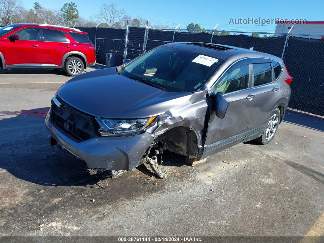 2017 Honda Cr-v Ex Gray vin: 2HKRW2H59HH648792