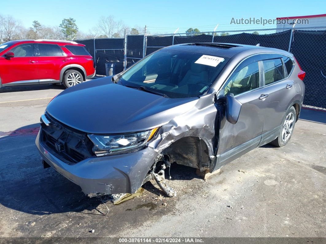 2017 Honda Cr-v Ex Gray vin: 2HKRW2H59HH648792